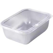 Contenedor de Alimentos de Acero Inoxidable con Tapa, Caja de Almacenamiento Pequeña y Sellada - 1 artículo - Ver 1