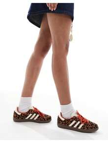 Adidas Samba OG Preloved Red Leopard (Women's) - Leopard - View 3