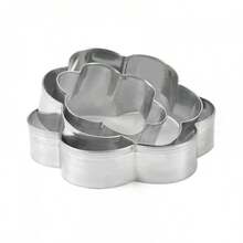 In Stock DIY Cake Mold Baking Fondant Tools 12pcs Set Stainless Steel Cookie Cutter Steamed Bun Mold - Starry Garden 12-piece Set - View 4