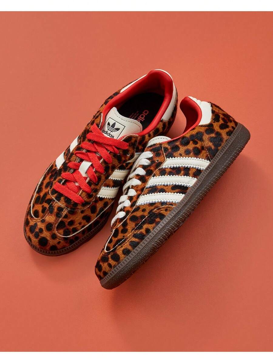 Adidas Samba OG Preloved Red Leopard (Women's) - Leopard - View 1