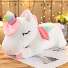 Plush Unicorn Toy, Soft Unicorn Plush Pillow Toy, Cute Cartoon Unicorn Toy, Suitable For Children, Mother's Day, Birthday, School Celebration, Graduation Gift, Children's Day, Holiday Decoration, Holiday Gift, Home Decor - Multicolor - View 9