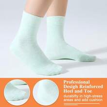 Athletic Socks - 6 Pairs Of Bright Colors - View 5