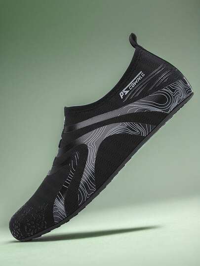 Breathable Wading Shoes, Youth Outdoor Beach Vacation Sandals, Multi-Color, Breathable, Quick-Drying, Rubber Soles, Suitable For Outdoor Surfing, Swimming, Yoga, Fitness, Children's Large Size, Soft Rubber Soles Non-Slip