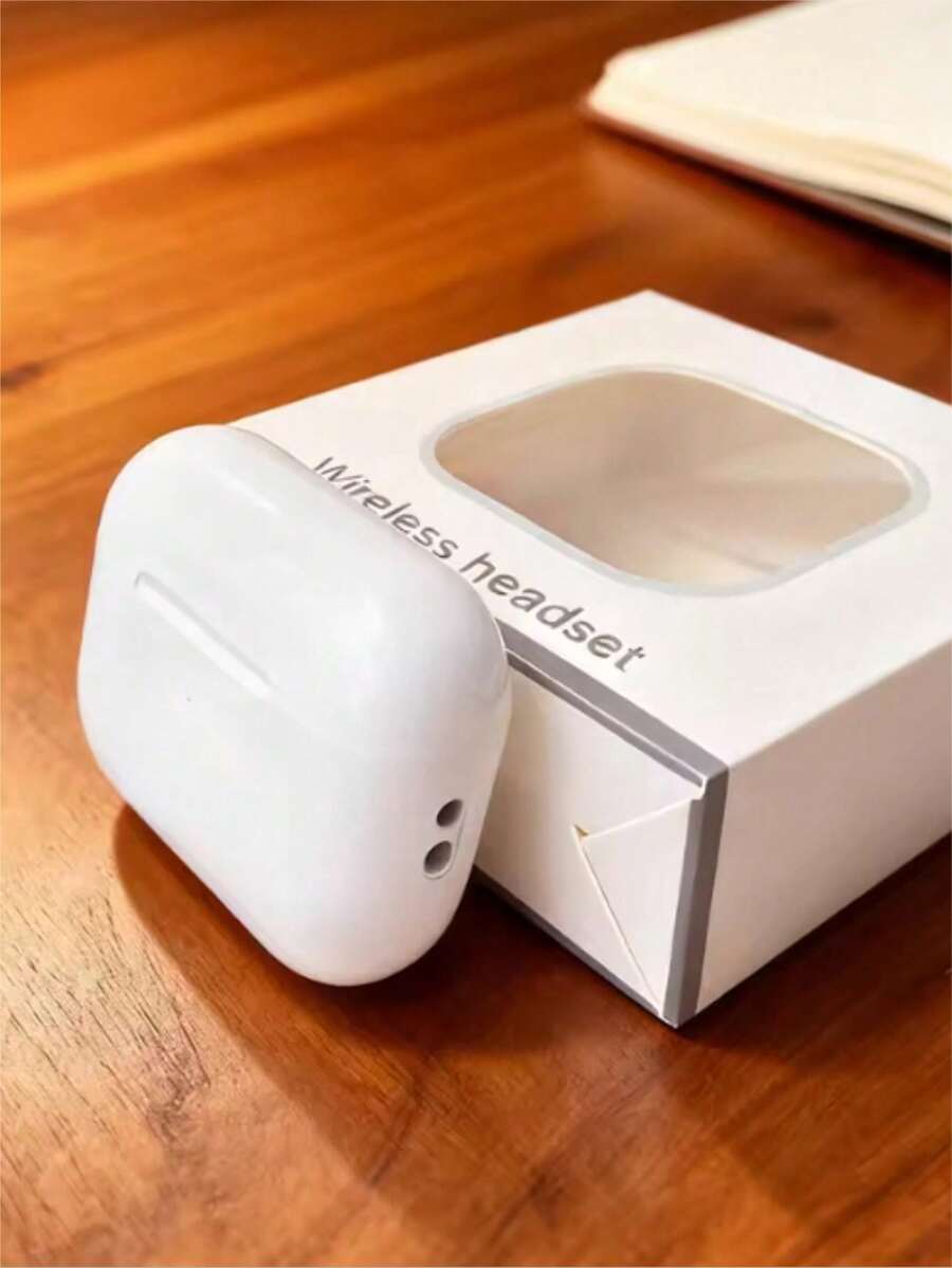 真无线蓝牙耳机（TWS），主动降噪耳机，HiFi立体声，无线充电盒，防水入耳式设计，适合旅行、运动、日常音乐欣赏 - 白色 - 查看 1