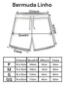 Kit 3 Bermuda Cargo Linen Premium Shorts Mauricinho Men's Casual Basic Comfortable - Màu xanh nhạt - Xem 11