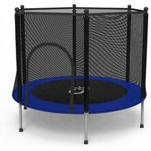 Brincolín Trampolín Infantil con Red de  Resistente| 6 Patas y 30 Resortes con Amortiguación| 140 de Diámetro - Azul - Ver 8