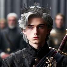 国王肩带+皇冠，适合18-60岁男士生日派对 - 彩色 - 查看 4