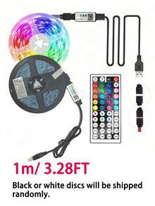 1 Stück Smart LED Lichtstreifen, 5050 hochwertige RGB-Farbwechsel-Bandleuchte, App-Steuerung, 44-Tasten-Fernbedienung, Musiksynchronisation, geeignet für Heimdekoration, Schlafzimmer, Küche, TV, Feierlichkeiten, Weihnachtsdekorationen Zuhause, Weihnachtsgeschenke, Weihnachtsdekoration - Buntes Licht - Übersicht 14