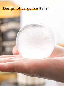 3pcs Wine Ice Ball Maker Set, Includes Covered Spherical Ice Tray And Easy-Release Round Ice Mold, Suitable For High-End Restaurants And Home Use - Multicolor - View 5