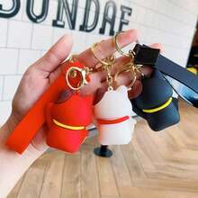 Lucky Cat ManekiNeko Keychain With Carabiner Strap - 顏色 - 查看 4