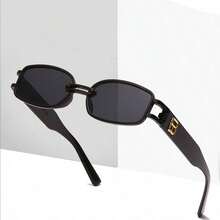 New Arrival European And American Fashion Square Frame , Minimalist Street Style , 1 Pair Rectangular Shape Personalized Glasses Suitable For Daily Activities, Leisure, Etc. - Multicolor - View 1