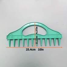 1件播种工具，土壤螺旋钻，园艺播种间距工具，适用于农田、蔬菜种植，农业耙 - 多色 - 查看 3