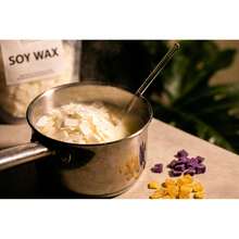 1kg Soy Wax Flakes, 52°C Melting Point Natural Soy Wax For Candle Making, Premium DIY Aromatherapy Candle Craft Supplies - 1pc - View 4