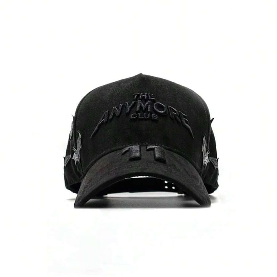 Gorra The Anymore Club 11 Edición Urbana Moda Street Accesorio Calidad Premium Bordado Hombre Unisex Curva Ajustable - Negro - Ver 1