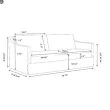 Sofa de cojín suave en color crema de Vivian Park, diseñado en colaboración con Studio McGee - Albaricoque - Ver 6