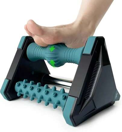 Foot Massager, Arch Trainer Ice Compress To Relieve Plantar Fascia And Foot Pain, Three In One Massage For Heel Pain