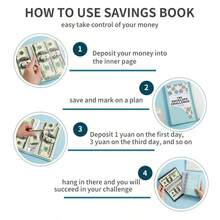 1 Libro de Desafío de Ahorro - Desafío de 100 sobres con carpeta presupuestaria, cuaderno de efectivo, sistema de sobres de efectivo, kit de sistema de sobres de efectivo, planificador financiero imprimible para gestionar su dinero y alcanzar sus objetivos de libertad financiera sin deudas - multicolor - Ver 4