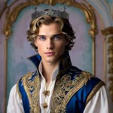 国王肩带+皇冠，适合18-60岁男士生日派对 - 彩色 - 查看 5