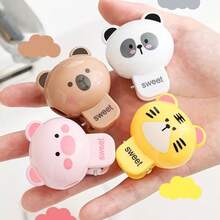 1 pieza Nueva Funda para cepillo de dientes con diseño de animal de dibujos animados, protege las cerdas del cepillo de dientes del polvo y las bacterias, una funda esencial para el cepillo de dientes en el hogar y para viajar. - Multicolor - Ver 5