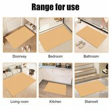 "The Celestial Body" Pattern Flannel Carpet, Featuring Stars, The Sun And The Moon, Represents The Design Of The Universe , 2D Digital Printing, Non-Slip Rubber Bottom, Multiple Sizes Available. Suitable For All Seasons, Washable, Machine Washable, Comfortable, Unique, Suitable For Him, Her, Family Members, Boyfriend, Girlfriend, Father, Family Members, Mother, Lover, Daughter, Son, Grandfather, Grandmother, Teacher, Doctor, Nurse, Friend, Classmate, Pet. As Birthday Gifts, Household Items, Wedding Items, Souvenirs, Home Decoration, Daily Life, Office Decoration, Birthday, Anniversary, Valentine's Day, Thanksgiving, Graduation Season, Christmas, Halloween, Mother's Day, Father's Day, Wedding, New Year Gift Decoration. Suitable For Shopping Centers, Restaurants, Kitchens, Bathrooms, Living Rooms, Bedrooms, Corridors, Balconies, Outdoor Doors, Door Mats, Entrance Mats, Non-Slip Mats, Offices, Cafes, Piano Room Floor Decoration - 多色3 - 查看 7