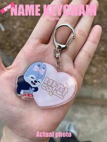 Straykid/SK,K-POP SK STYLE Acrylic KEY CHAINS, STAY ,Bag Charm, Car Keychain Pendant Keychain Holder Key Ring Mobile Phone Bag Hanging Gifts, Aesthetic Keychain, Special Gifts For Friends - Double-sided Protective Film; You Need to Peel It Off Yourself. - View 7