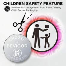 BEVIGOR CR2025 3V Lithium Coin - View 5