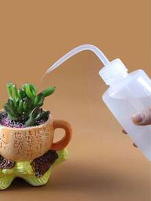 1pc Bent Mouth Squeeze Bottle, For Watering Plants And Succulents, Spray Bottle For Watering And Cleaning, Suitable For Watering Flowers And Plants - Multicolor - View 5
