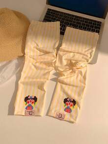 Cute Cartoon UV Protection Arm Sleeves, Loose Fit Summer Cycling Sun Block Arm Warmers, Fashionable Outdoor Sun Shielding Arm Covers For Women - Sun Protection Sleeves - View 13
