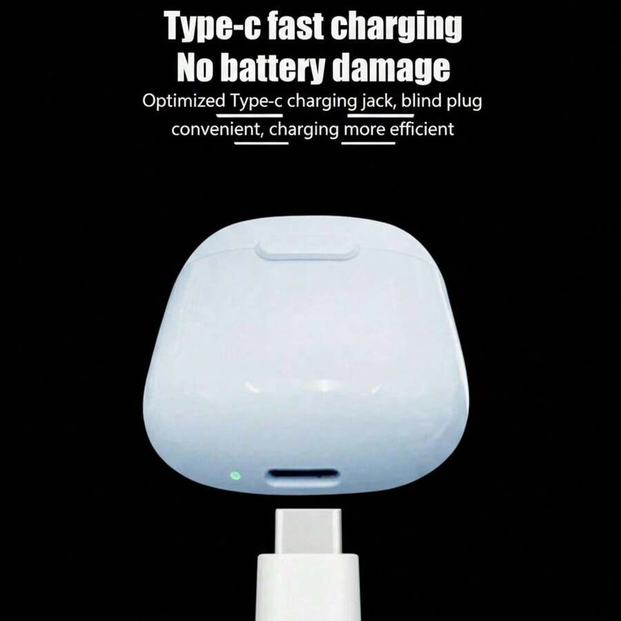 2026 New Wireless Earbuds, Ergonomic Design, One-Touch Noise Cancellation, Fast Charging, Low Latency For Gaming, Bluetooth Headphones - one-size - View 1