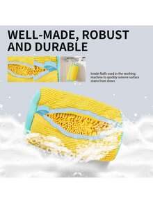 4个装防变形洗衣鞋袋,360°清洁不伤鞋,适用于洗鞋机和洗衣机,可机洗晾干,通用型,适用于所有鞋型(尤其适合运动鞋和休闲鞋),柔软舒适的鞋履护理工具,兼具洗漱用品收纳功能,是情人节和圣诞节的理想礼物。 - 彩色 - 查看 10