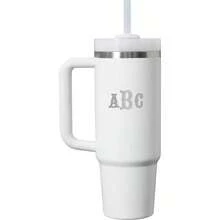Stanley Custom 30 Oz. Quencher H2.0 FlowState Tumbler |  | Insulated Water Bottles For Outdoor - Frost - View 1