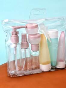 11pcs/Set Travel Bottles, Reusable Spray Bottles, Leak-Proof Travel Containers For Shampoo, Conditioner, Liquids, Lotions, Body Wash, Essential For Business Travel, Back To School Or Personal Trip,Set - View 10