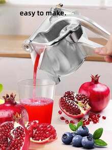 1pc Fresh Juice Extractor - Handheld Juicer With Ergonomic Handle, Easy To Use, Efficient Extraction Of Citrus And Other Fruits - Multicolor - View 5