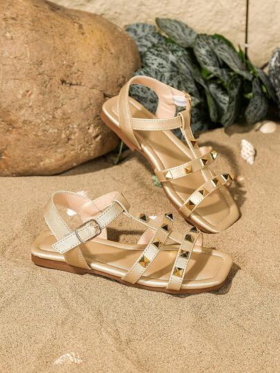 Children's Bow Decor Casual Flat Sandals