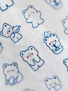 1 miếng dán móng tay hình gấu mùa hè dập nổi dễ thương, hình gấu Teddy 5D đáng yêu, họa tiết móng tay tự dính, phụ kiện trang trí móng tay cho bé gái - Nhiều màu - Xem 5