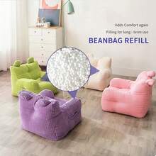 Beanbag Chair Refill, Lazy Sofa Filling, Polystyrene Beans For Pet Nest Dog Bed Filling, DIY Crafts Stuffing, Foam Particles Filler, Dolls Pillow Particles Beads - View 8