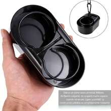 Portavasos doble, almacenamiento en el coche, diseño moderno, diseño minimalista, puede colocar vasos - 1 - Ver 2