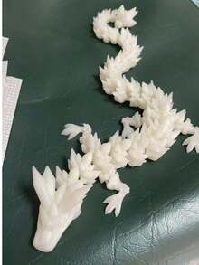 3D儿童益智玩具，男孩女孩玩具/可动关节印花水晶龙摆件，热销跨境宝石龙可动人偶玩具，工厂景区摊位，附赠照片卡/反思/我的成长/恶魔 - 彩色 - 查看 9