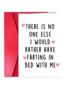 1pc Funny Farting Anniversary Greeting Card, Hilarious Romantic Gift For Him, Her, Boyfriend, Girlfriend, Husband, Wife - View 2