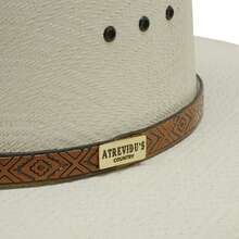 Atrevidu's Leather Hat Band - Caramelo±Lozango±P - 查看 4