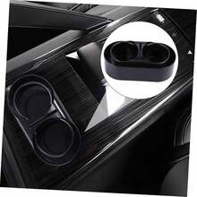 Portavasos doble, almacenamiento en el coche, diseño moderno, diseño minimalista, puede colocar vasos - 1 - Ver 3