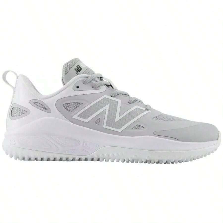 New Balance Women's VELO V4 Turf Softball Shoes | | Men Baseball Shoes - 灰色/白色 - 查看 1