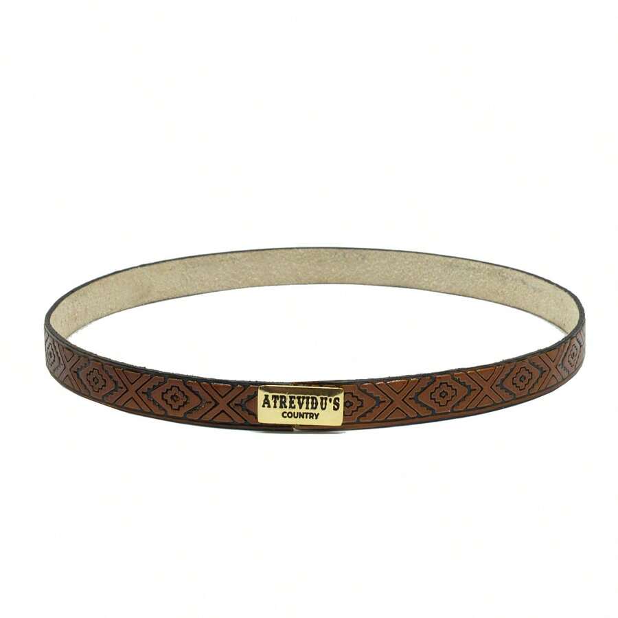 Atrevidu's Leather Hat Band - Caramelo±Lozango±P - 查看 1