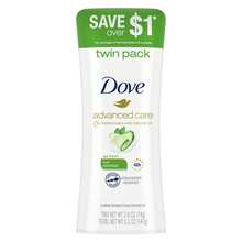 Desodorante antitranspirante Dove Advanced Care Cool Essentials, 2.6 Oz, Paquete de 2 - Múltiples aromas - Ver 1