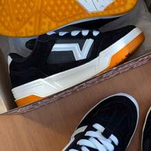 Women's And Men's Tennis Shoes V-Plus Youth Skateboarding University Animal Gym And Fitness - trắng cam - Xem 2