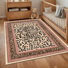 Retro Leopard Print Flannel Carpet, 2D Digital Printing, Non-Slip Rubber Bottom, Multiple Sizes Available. Suitable For All Seasons, Washable, Machine Washable, Comfortable, Unique, Suitable For Him, Her, Family Members, Boyfriend, Girlfriend, Father, Family Members, Mother, Lover, Daughter, Son, Grandfather, Grandmother, Teacher, Doctor, Nurse, Friend, Classmate, Pet. As Birthday Gifts, Household Items, Wedding Items, Souvenirs, Home Decoration, Daily Life, Office Decoration, Birthday, Anniversary, Valentine's Day, Thanksgiving, Graduation Season, Christmas, Halloween, Mother's Day, Father's Day, Wedding, New Year Gift Decoration. Suitable For Shopping Centers, Restaurants, Kitchens, Bathrooms, Living Rooms, Bedrooms, Corridors, Balconies, Outdoor Doors, Door Mats, Entrance Mats, Non-Slip Mats, Offices, Cafes, Piano Room Floor Decoration - Nhiều màu 14 - Xem 3
