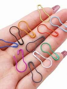 5 piezas de alfileres de con forma de calabaza de colores, marcadores de costura y tejido, alfileres de multicolor, proyectos de costura DIY y accesorios de ropa - Multicolor - Ver 7