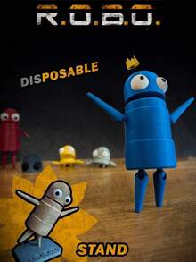 Mô hình robot R.E.P.O sưu tầm, mô hình cơ khí có khớp nối dùng để trang trí bàn làm việc, quà tặng sinh nhật cho game thủ và người đam mê đồ chơi. - Nhiều màu - Xem 6