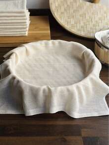 Steamer Cloth, Food Steamer Liner, Reusable Non-Stick Gauze For Home, Steamer Mat, Steamer, Bun Pad, Baking Steamer Mat, Steaming Bread And Boiled Seafood, Steamed Dumplings/Bread/Buns/Rice, Food Strainer Cloth, Household Kitchen Supplies, Baking Supplies - Apricot - View 2