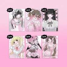 New Domi Postcard Sexy Maid Stickers, DIY Phone Decoration Material, Ins Scrapbooking Gift - Multicolor - View 2